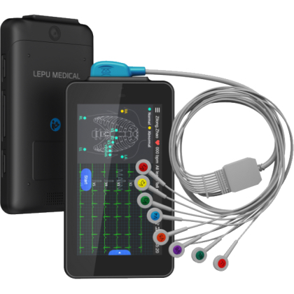 Lepu Medical® Neo ECG T1 Hands-Free Portable 12-Lead ECG Machine